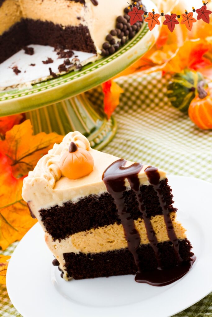 Thanksgiving Chocolate Cake