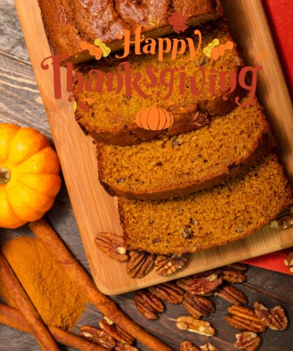 Thanksgiving Pumpkin Bread