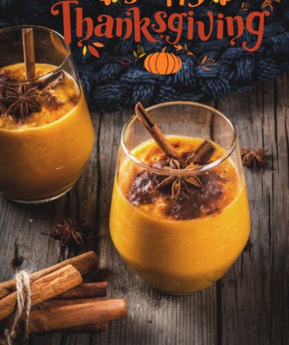 Thanksgiving Pumpkin Pie Milkshake