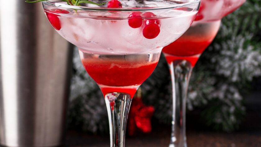 Thanksgiving Cranberry Martini