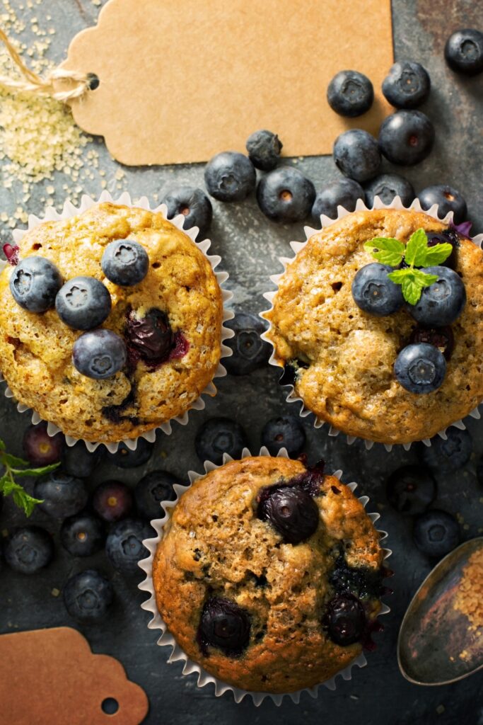 Blueberry Banana Muffins