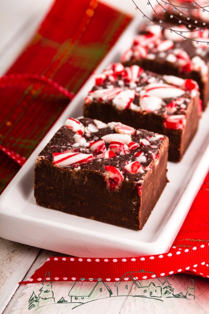 Christmas Peppermint Fudge