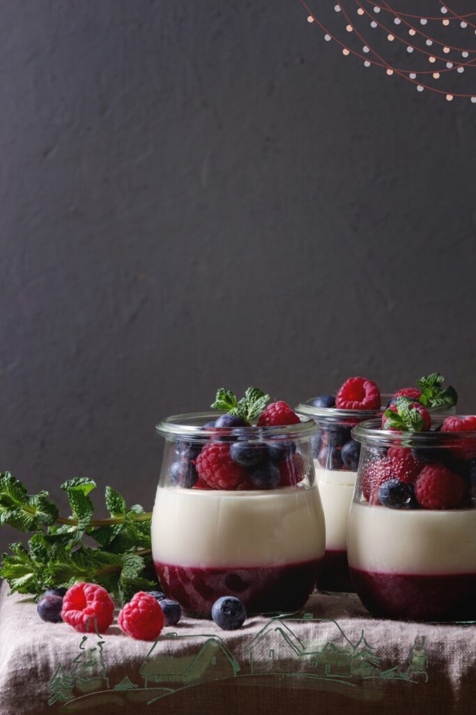 Christmas Panna Cotta