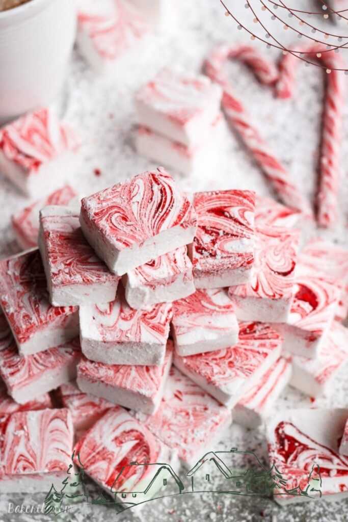 Christmas Peppermint Marshmallows