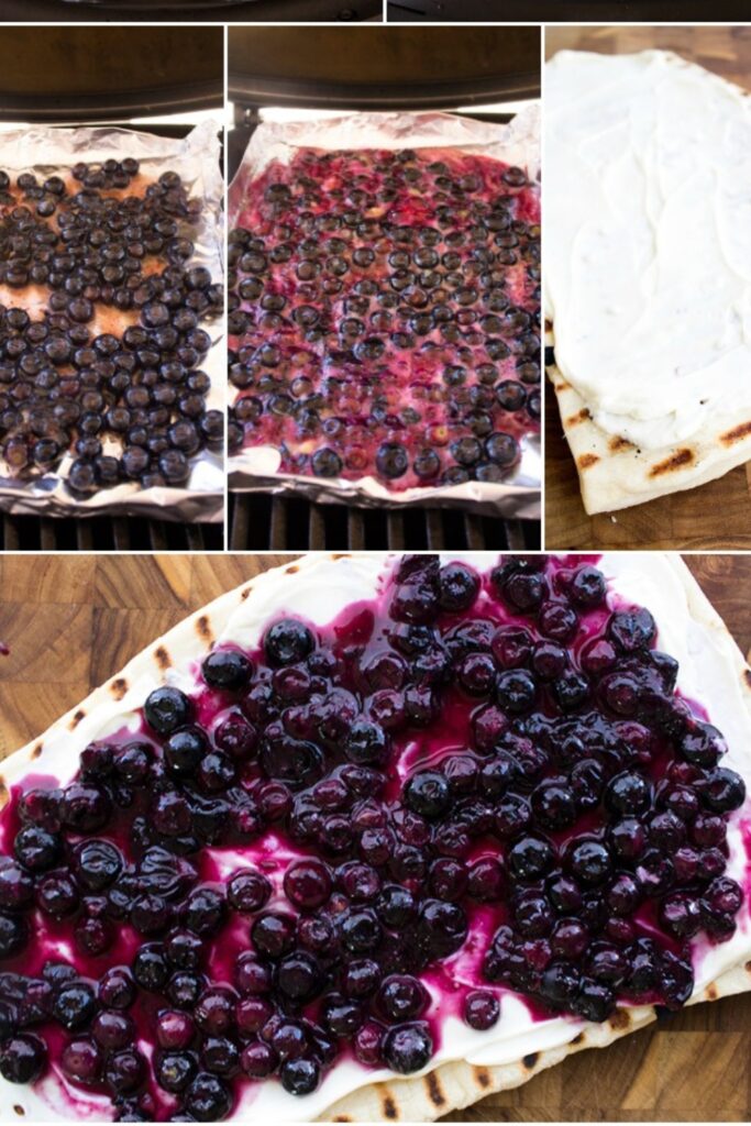 Blueberry Dessert Pizza