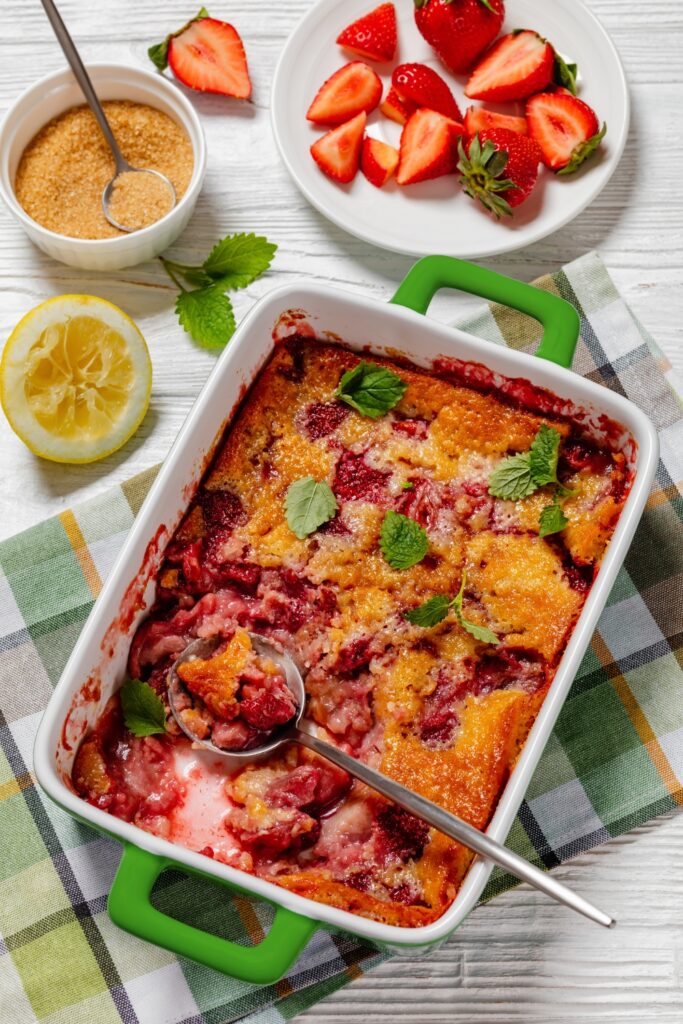 Easy Strawberry Cobbler