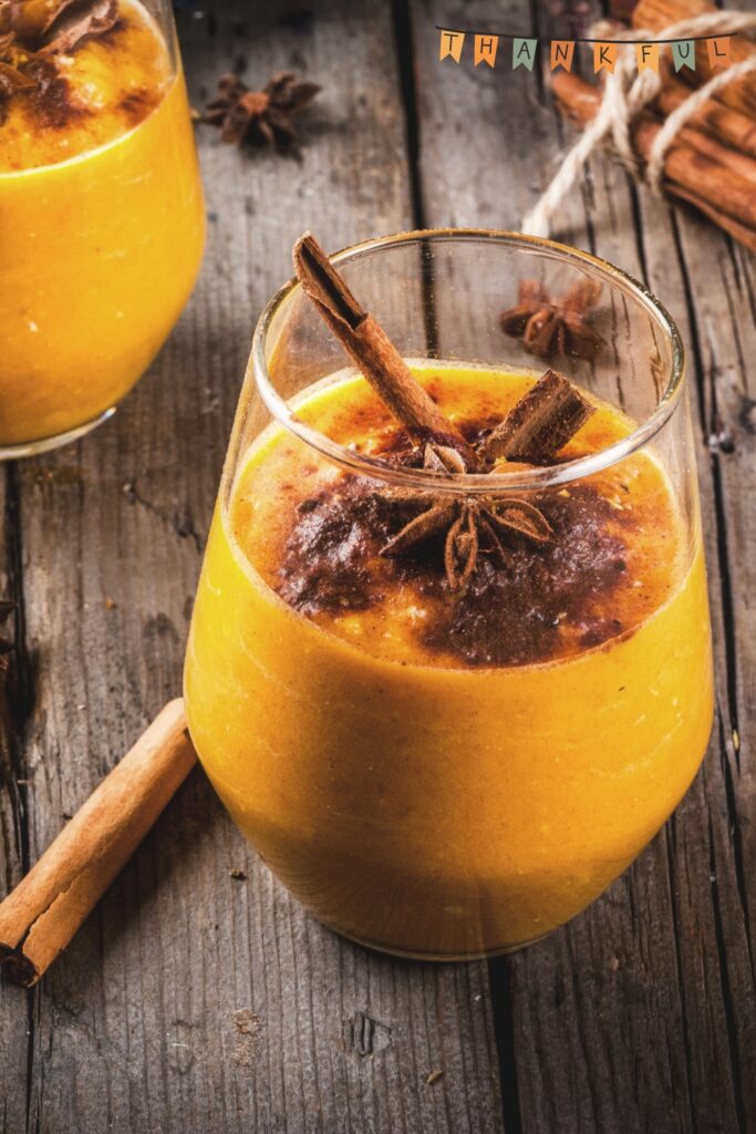 Thanksgiving Pumpkin Pie Milkshake