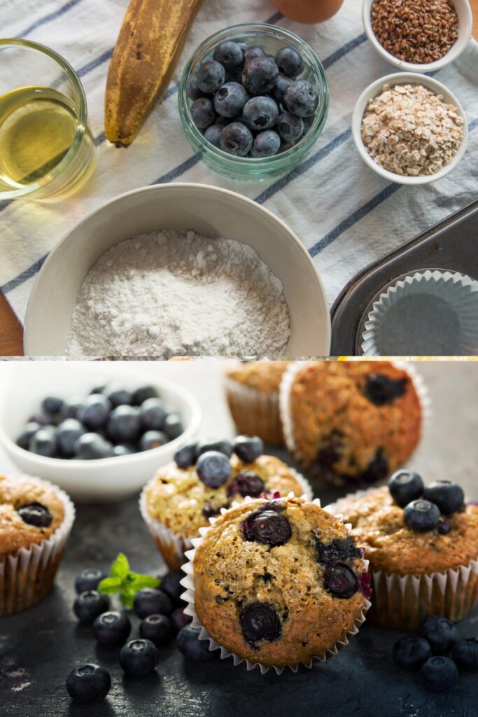 Blueberry Banana Muffins