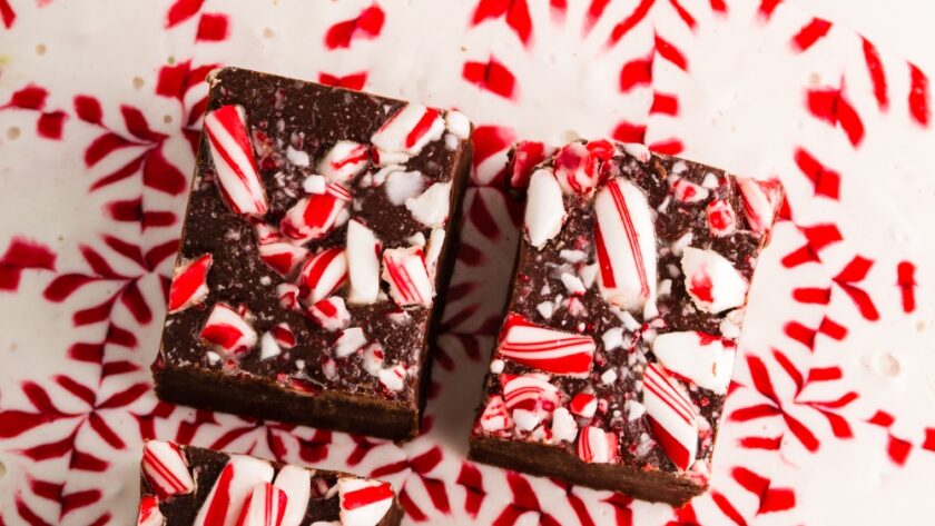 Christmas Peppermint Fudge