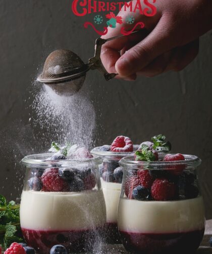 Christmas Panna Cotta