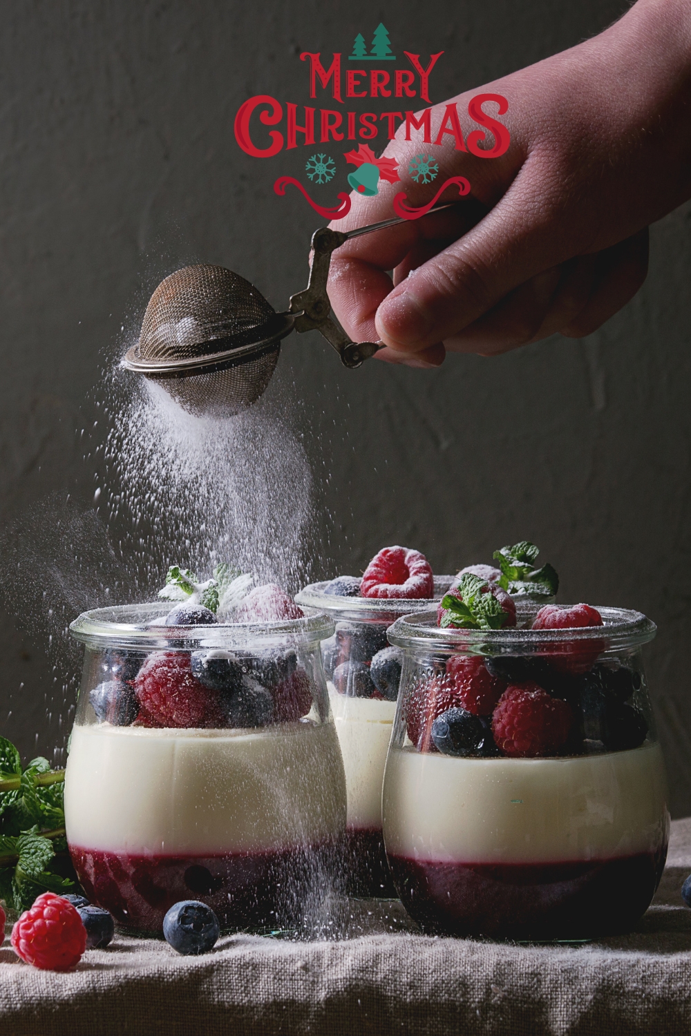 Christmas Panna Cotta