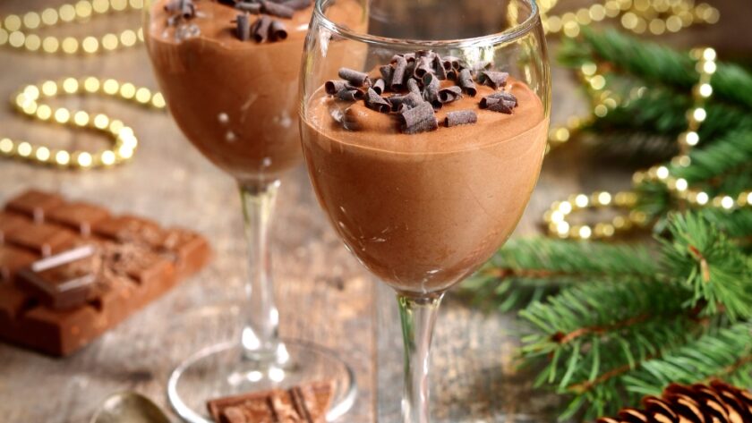 Christmas Chocolate Mousse