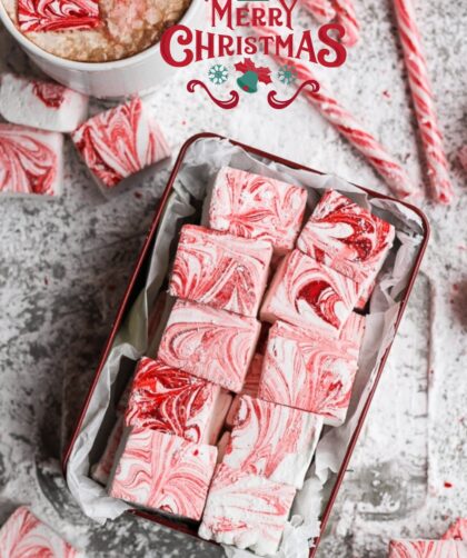 Christmas Peppermint Marshmallows