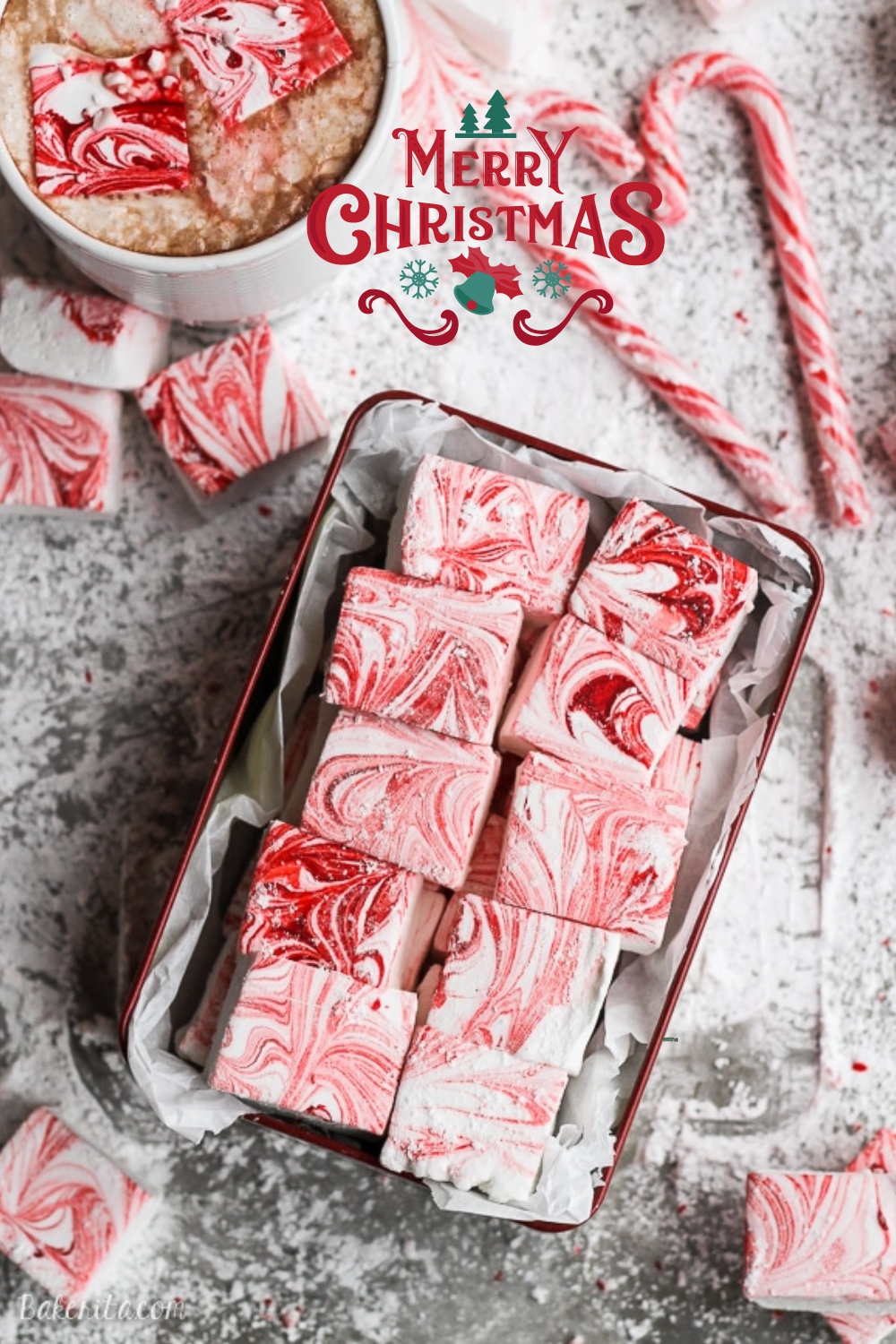 Christmas Peppermint Marshmallows