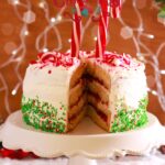 Christmas Candy Cane Cake