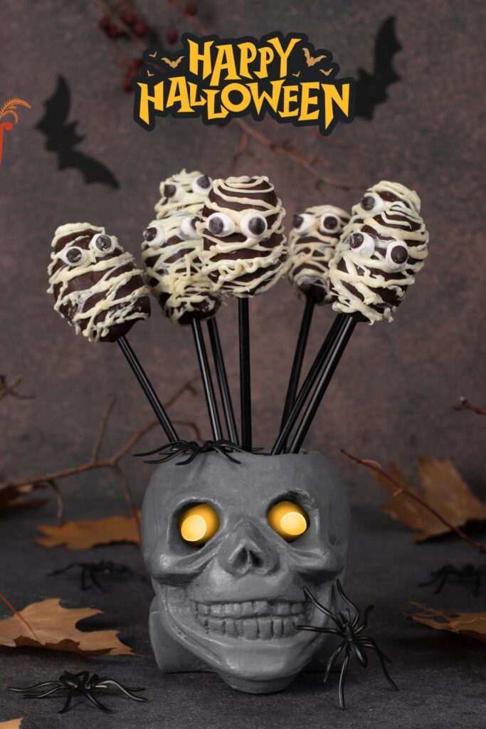 Halloween Mummy Pops