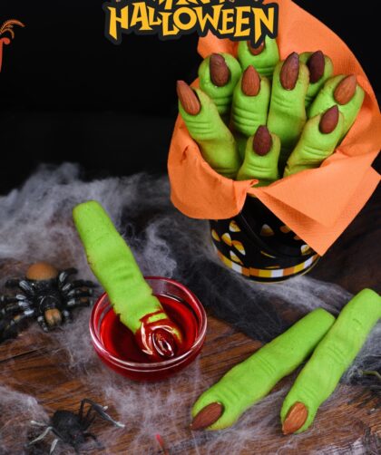 Halloween Witch Finger Cookies