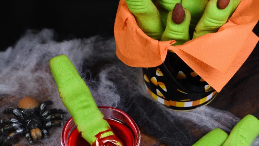 Halloween Witch Finger Cookies