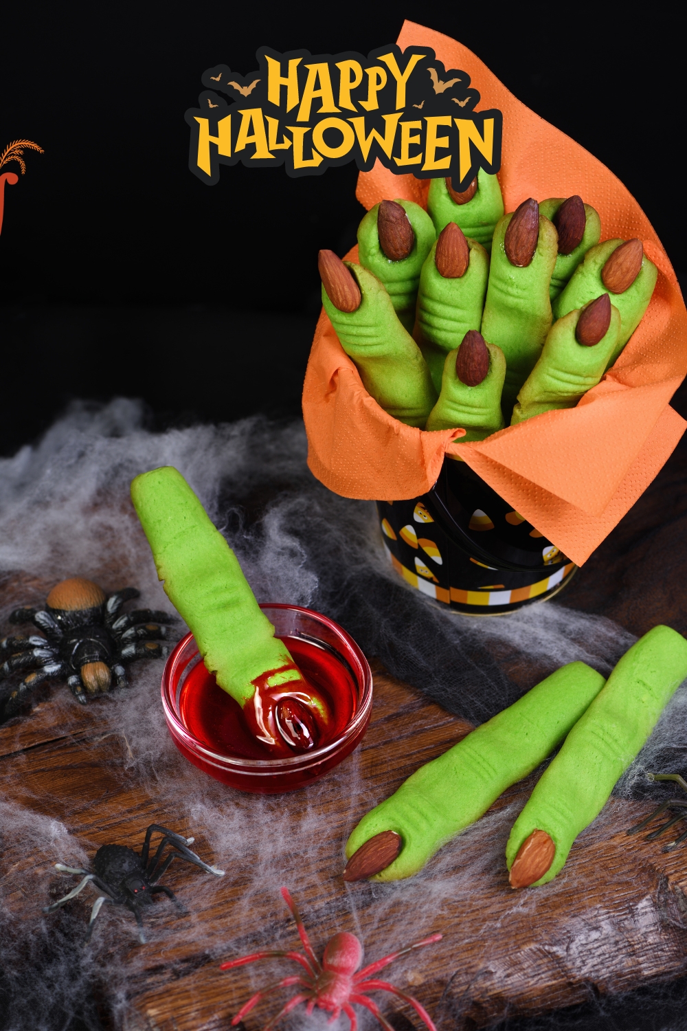 Halloween Witch Finger Cookies