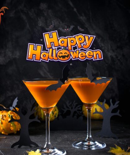 Halloween Pumpkin Orange Cocktail