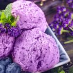 Homemade Blueberry Ice Cream