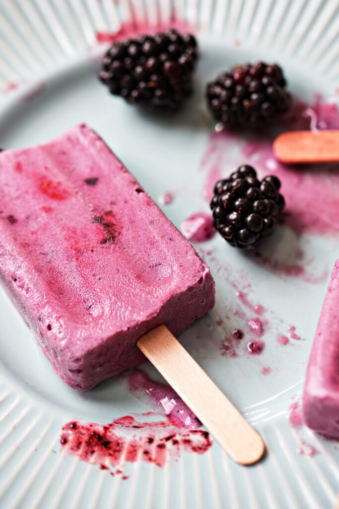 Blueberry Yogurt Popsicles Recipe