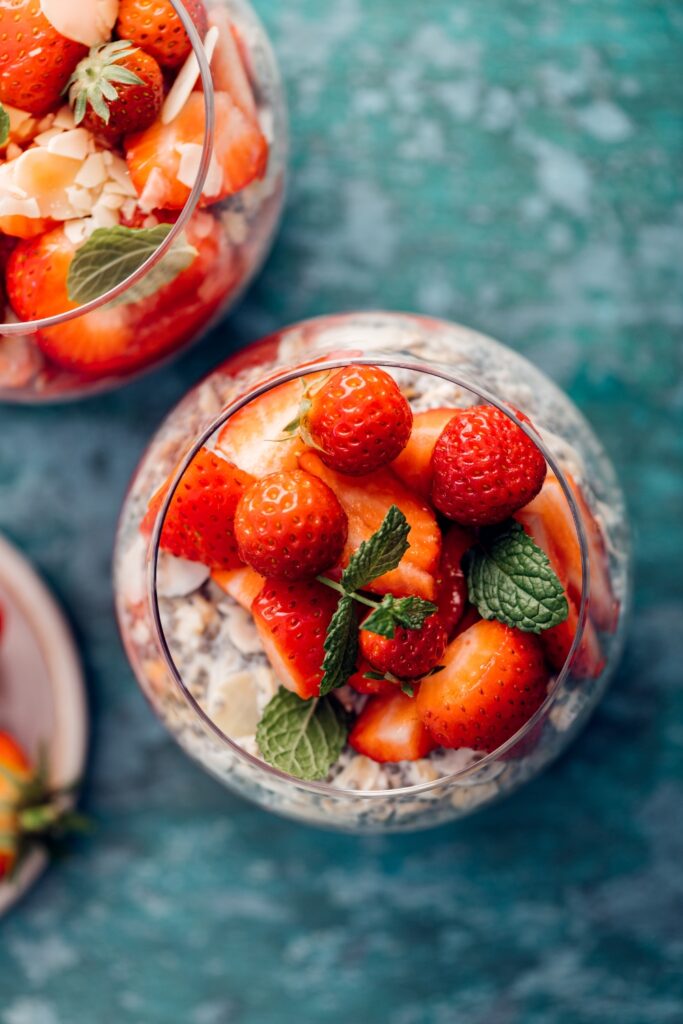 Italian Strawberry Pudding 