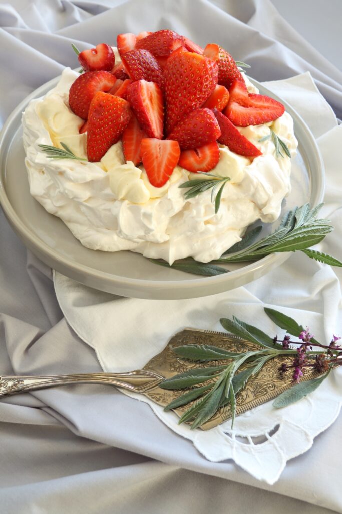 Strawberry Pavlova