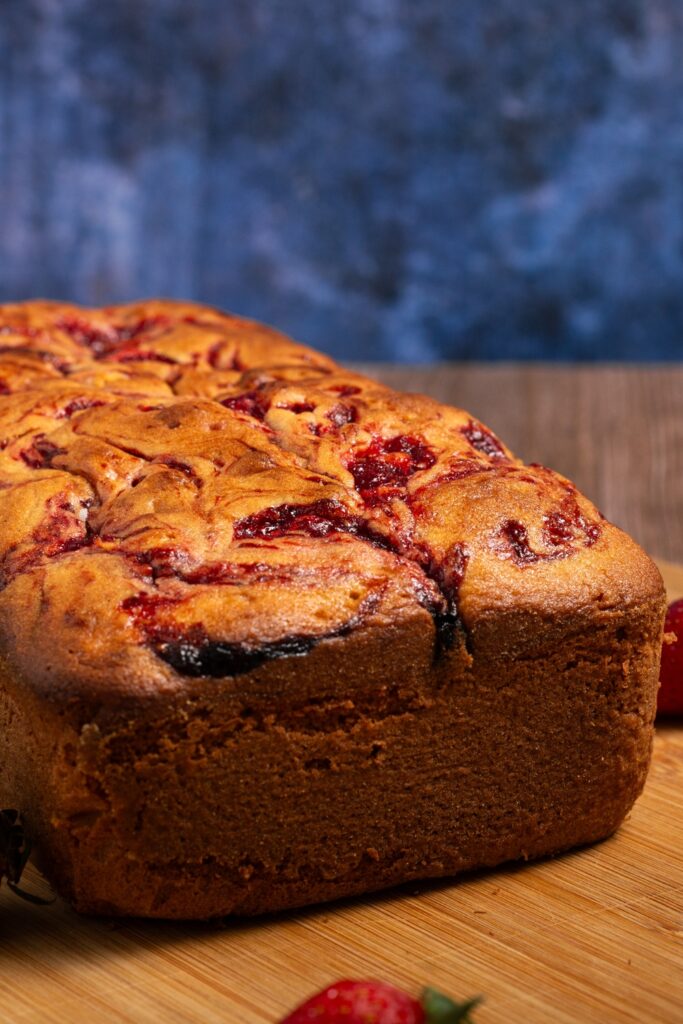 Strawberry Swirl Pound Cake