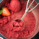 4-Ingredient Strawberry Sorbet