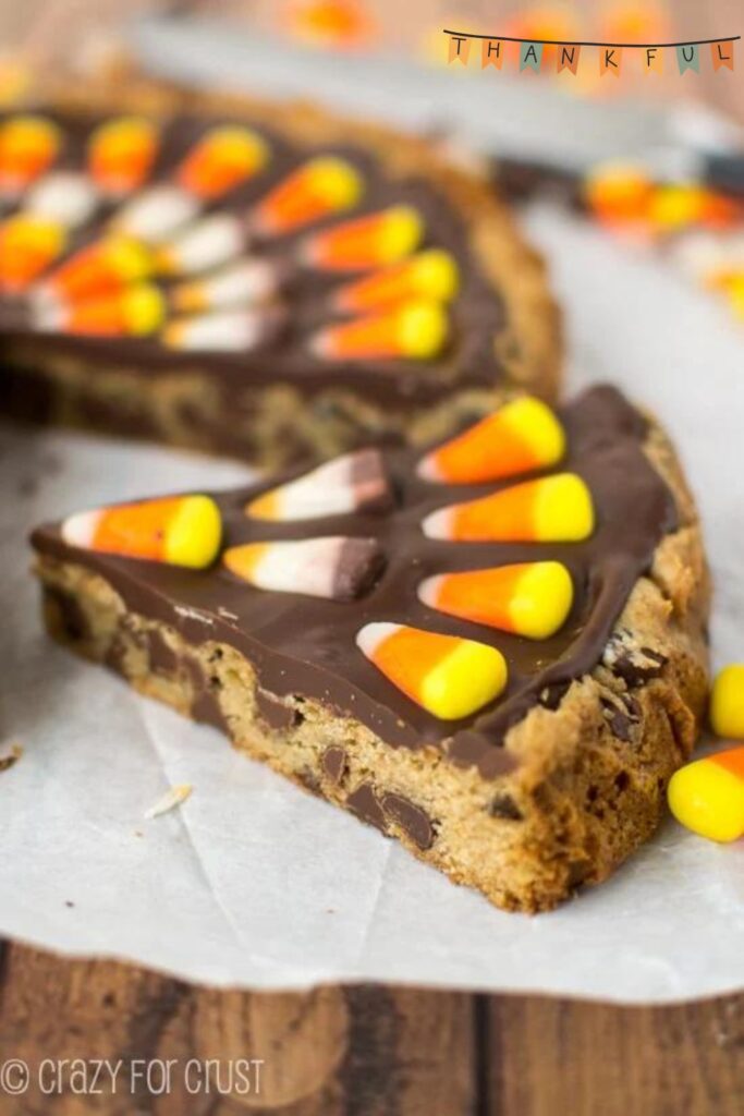 Thanksgiving Cookie Cake