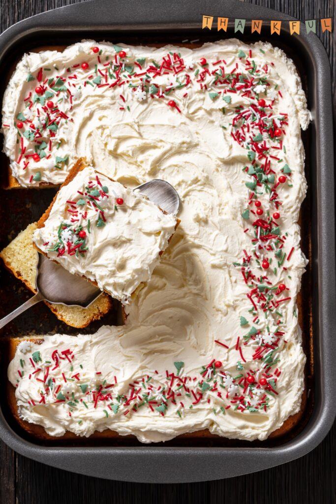 Thanksgiving Sheet Cake