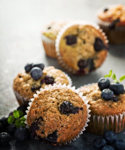 Blueberry Banana Muffins