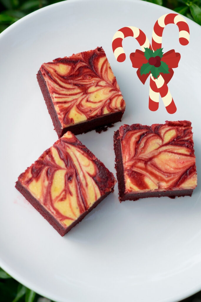 Christmas Red Velvet Brownies