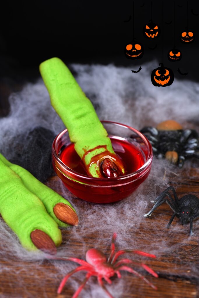 Halloween Witch Finger Cookies