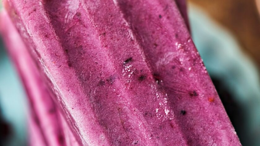 Blueberry Yogurt Popsicles Recipe