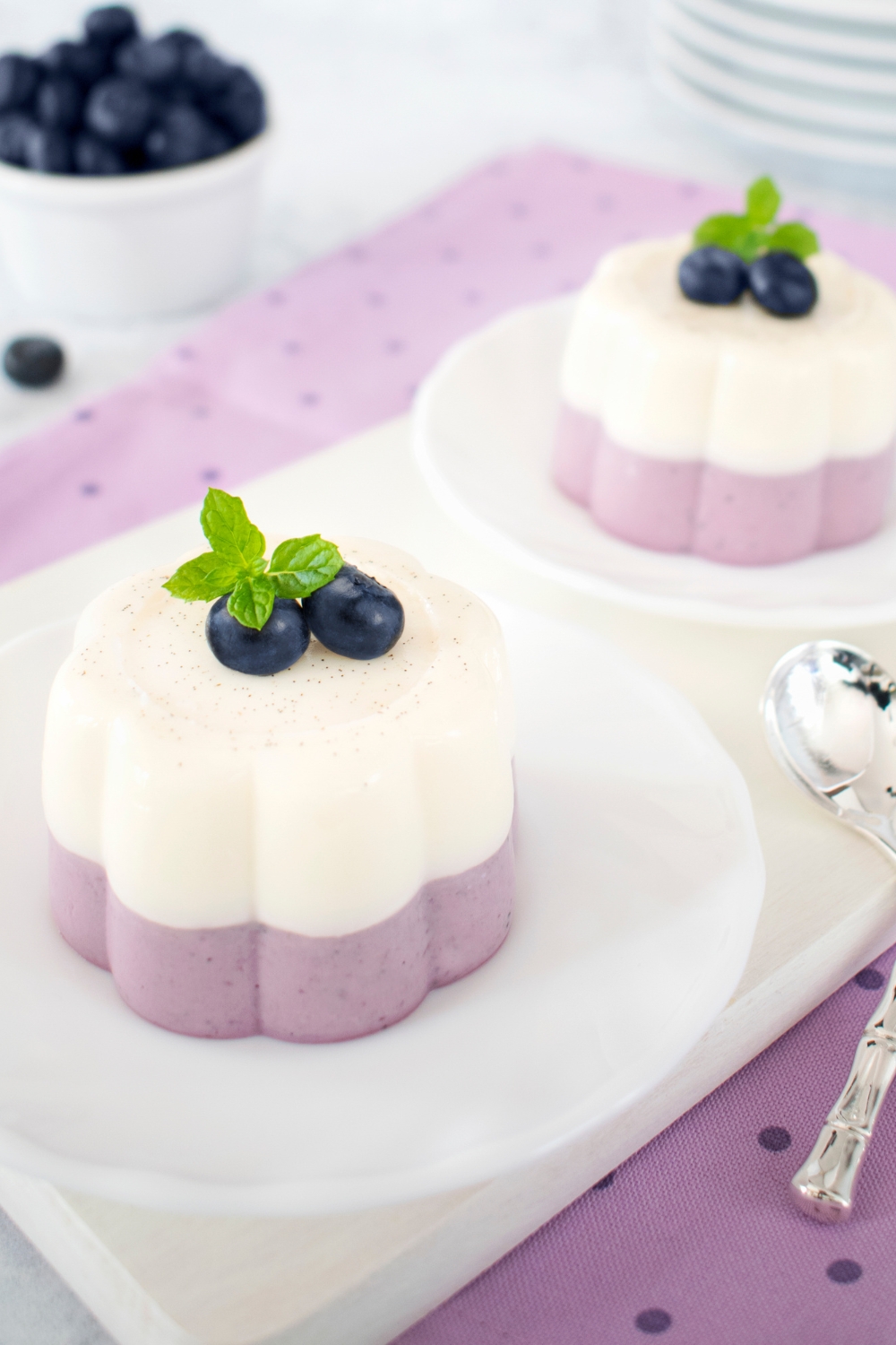 Blueberry Panna Cotta Recipe