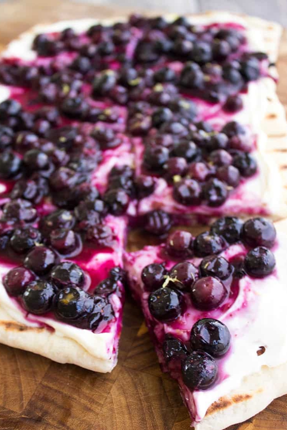 Blueberry Dessert Pizza