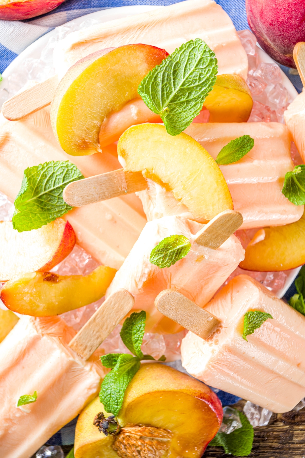 Ripe Peach Popsicles Recipe