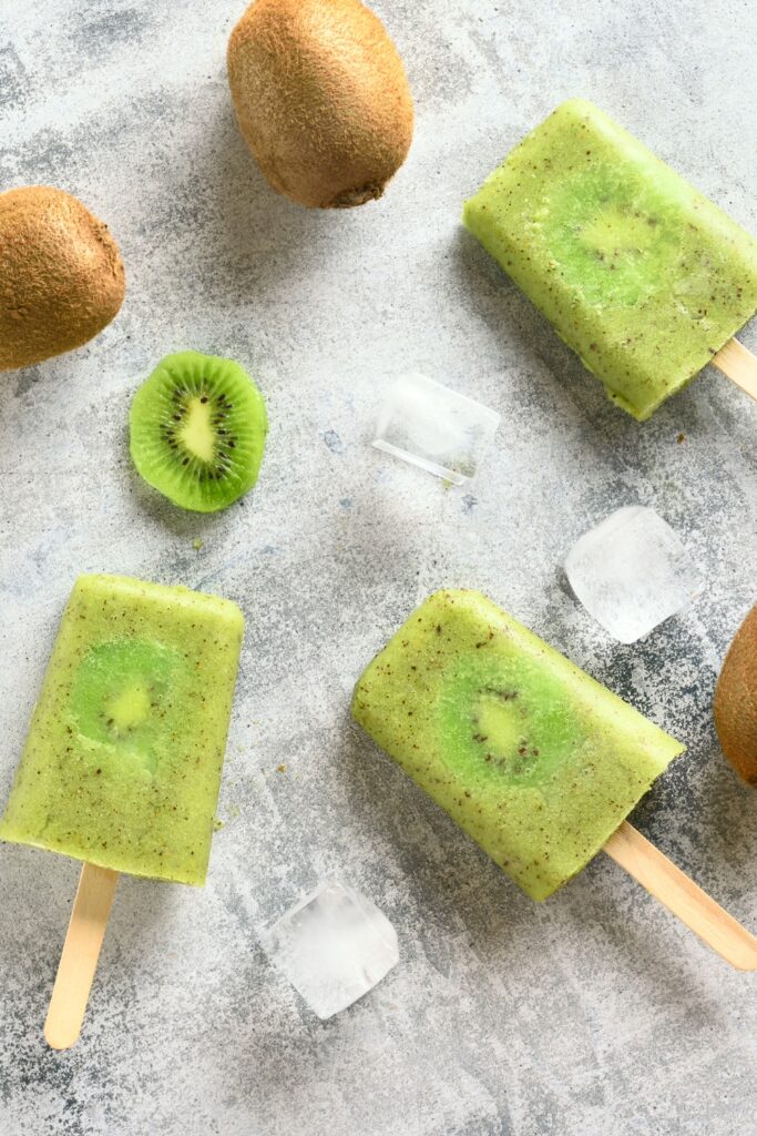 Homemade Kiwi Popsicle