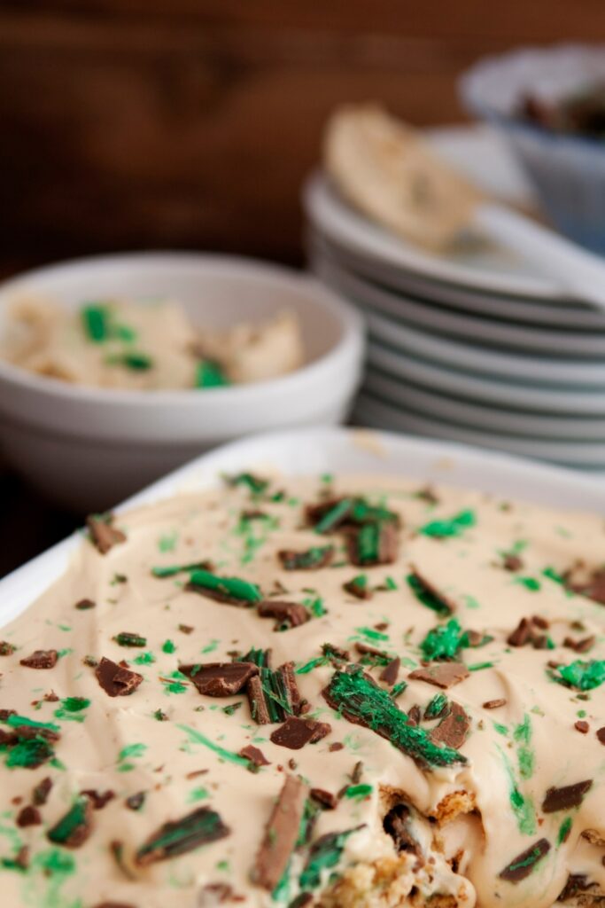 New Year Peppermint Crisp Tart