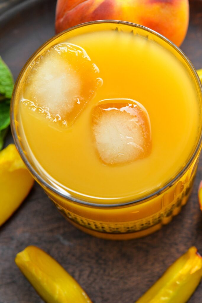 Homemade Peach Juice