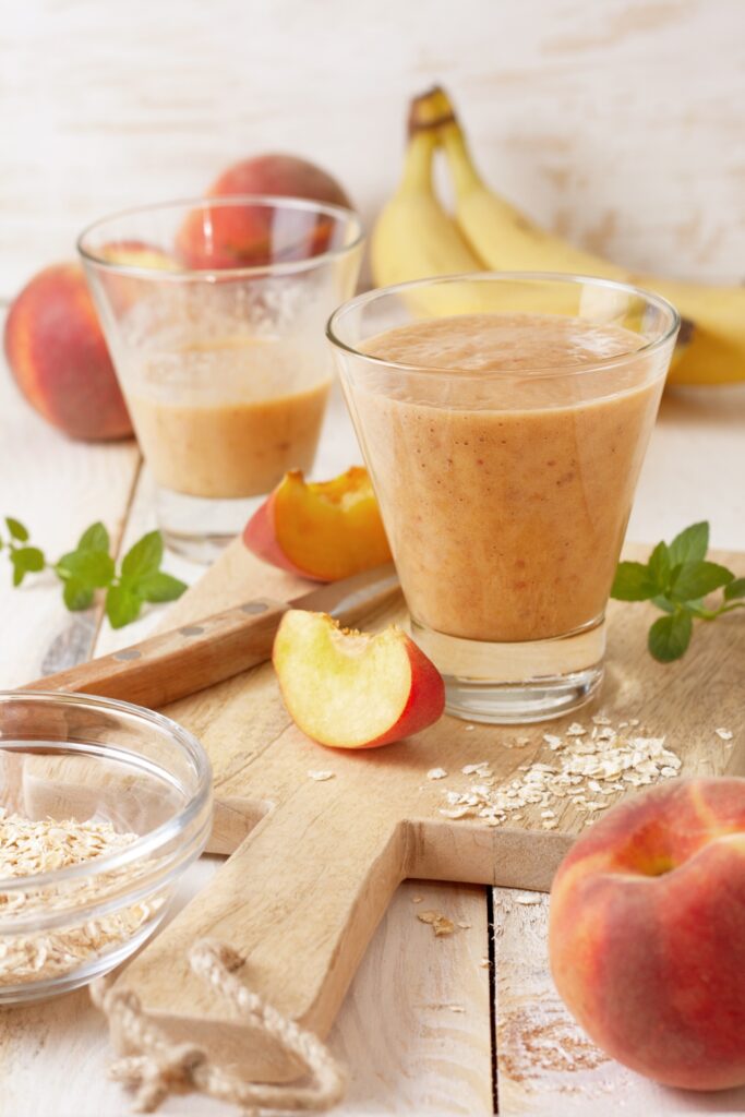 Banana And Peach Smoothie