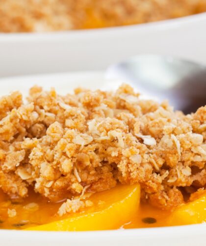 Peach Crumble