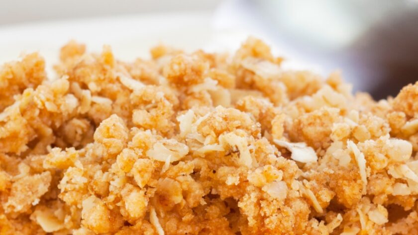 Peach Crumble