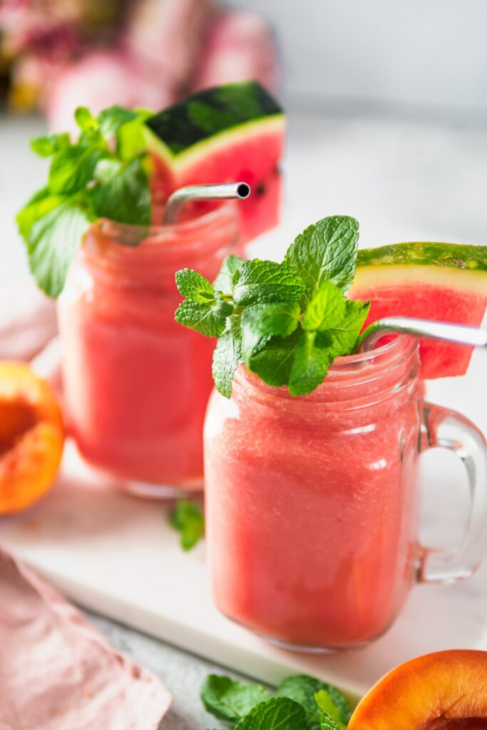 Watermelon Peach Smoothie