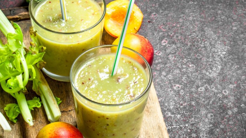 Avocado Peach Smoothie