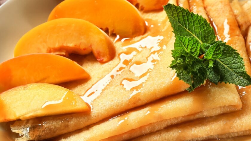 Peach Crepes Recipe