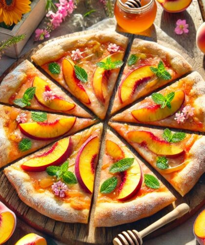 Peach Pizza Dessert Recipe