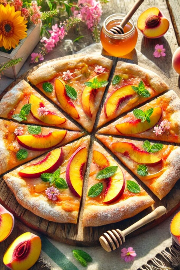 Peach Pizza Dessert Recipe